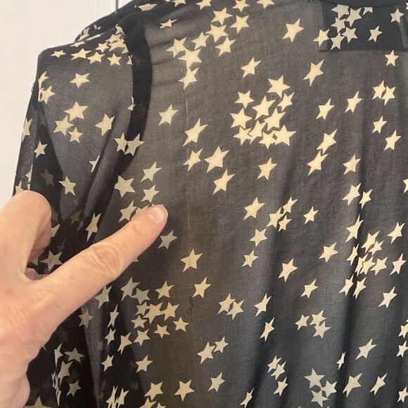 Sorella Couture Black Starprint Swim Cover One Size - Picture 13 of 13